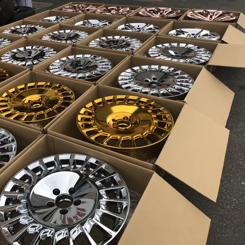 Wheel hub electroplating factory car rims scratch repair renovation