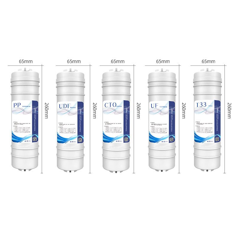5 Stage Universal Water Filter,Quick Connect Water Filter Replacement