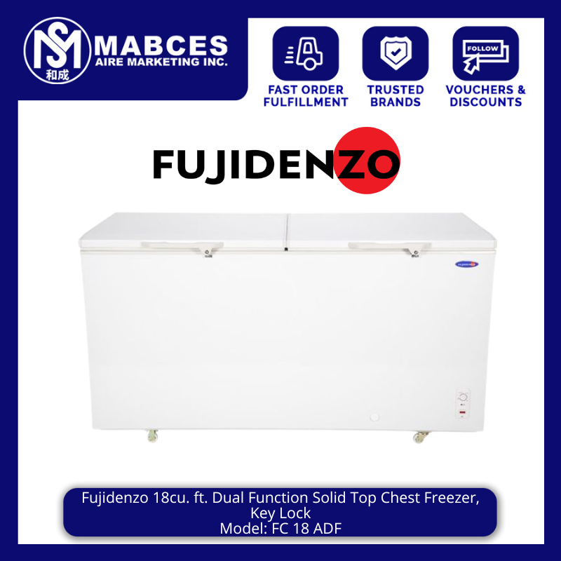 fujidenzo chest freezer fc 18adf