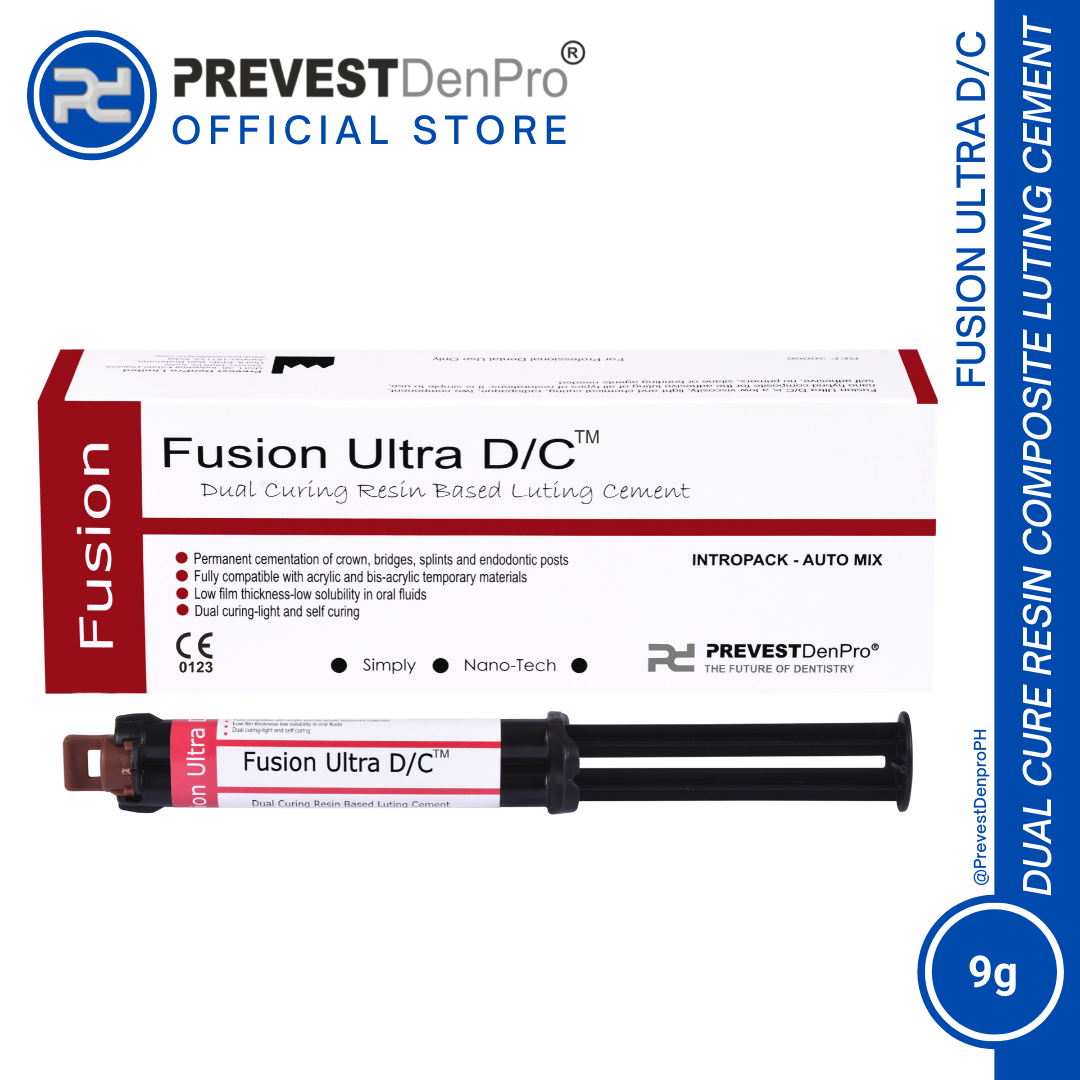 Fusion Ultra D/C (Dual curing, resin based, composite adhesive luting