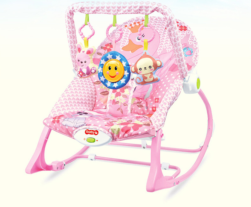 DWAMWAY Baby Rocker Infant to Toddler Rocking Chair for Baby Girls and