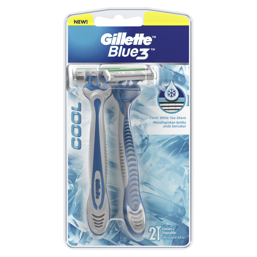 [ EDGE ] Gillette Blue 3 Disposable Razors Lazada PH