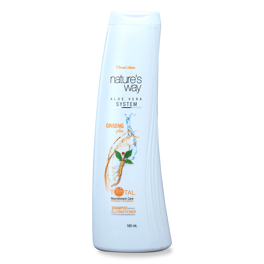 NATURE'S WAY ALOE VERA SYSTEM SHAMPOO & CONDITIONER TOTAL NOURISHMENT