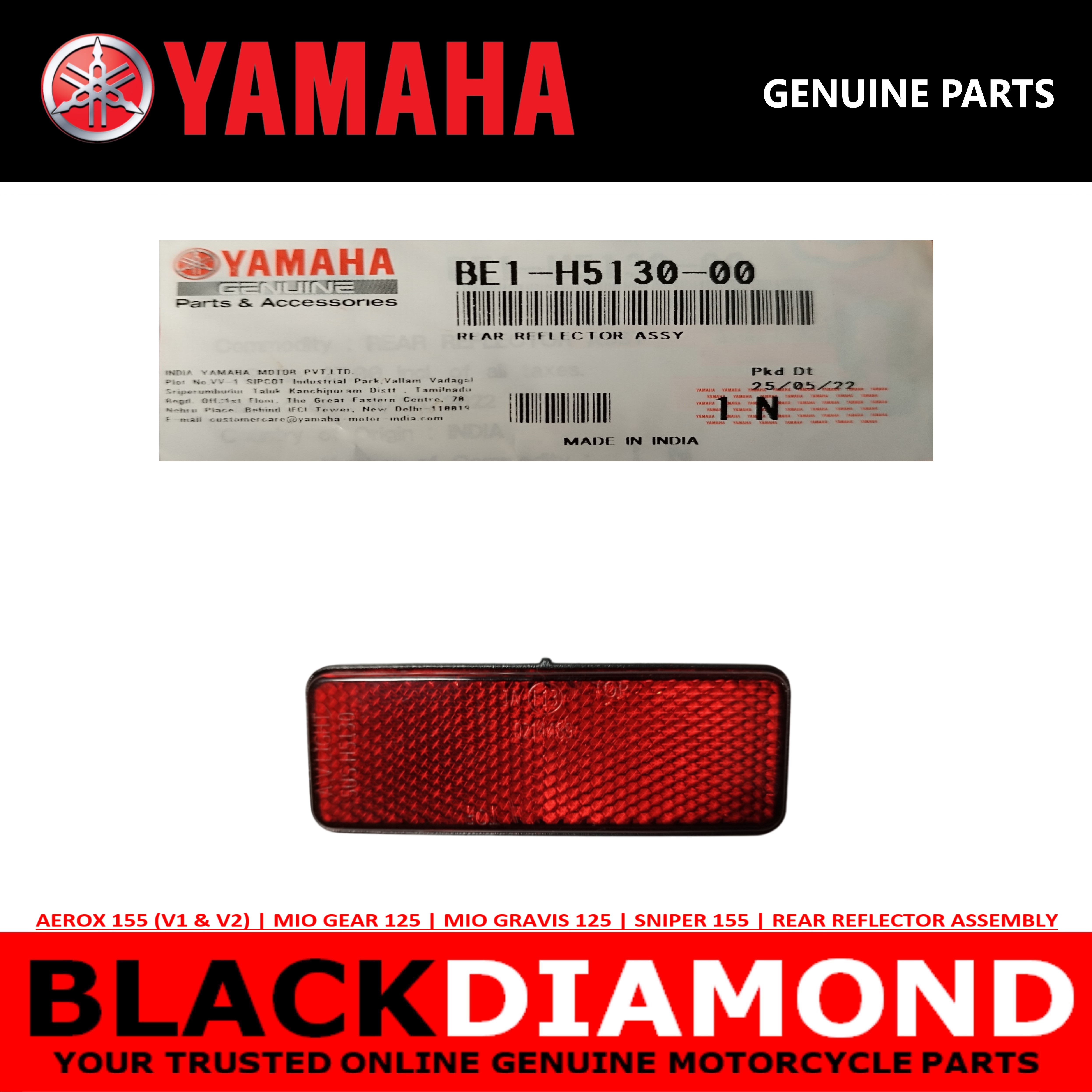 JOEY ORIGINAL YAMAHA AEROX 155 (V1 & V2) MIO GEAR 125 MIO GRAVIS