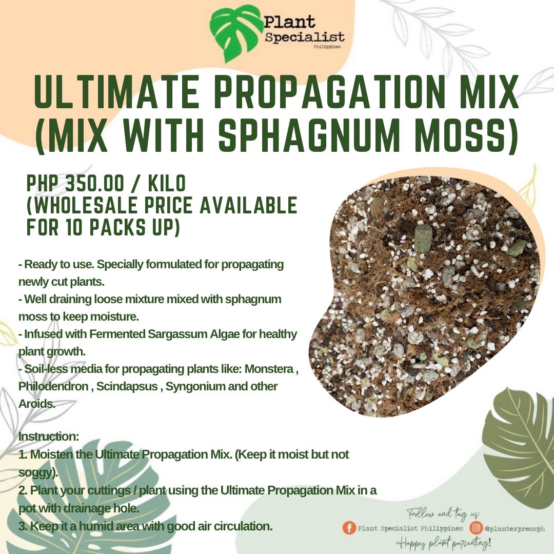 Ultimate Propagation Mix ( Mix with Sphagnum Moss ) Lazada PH