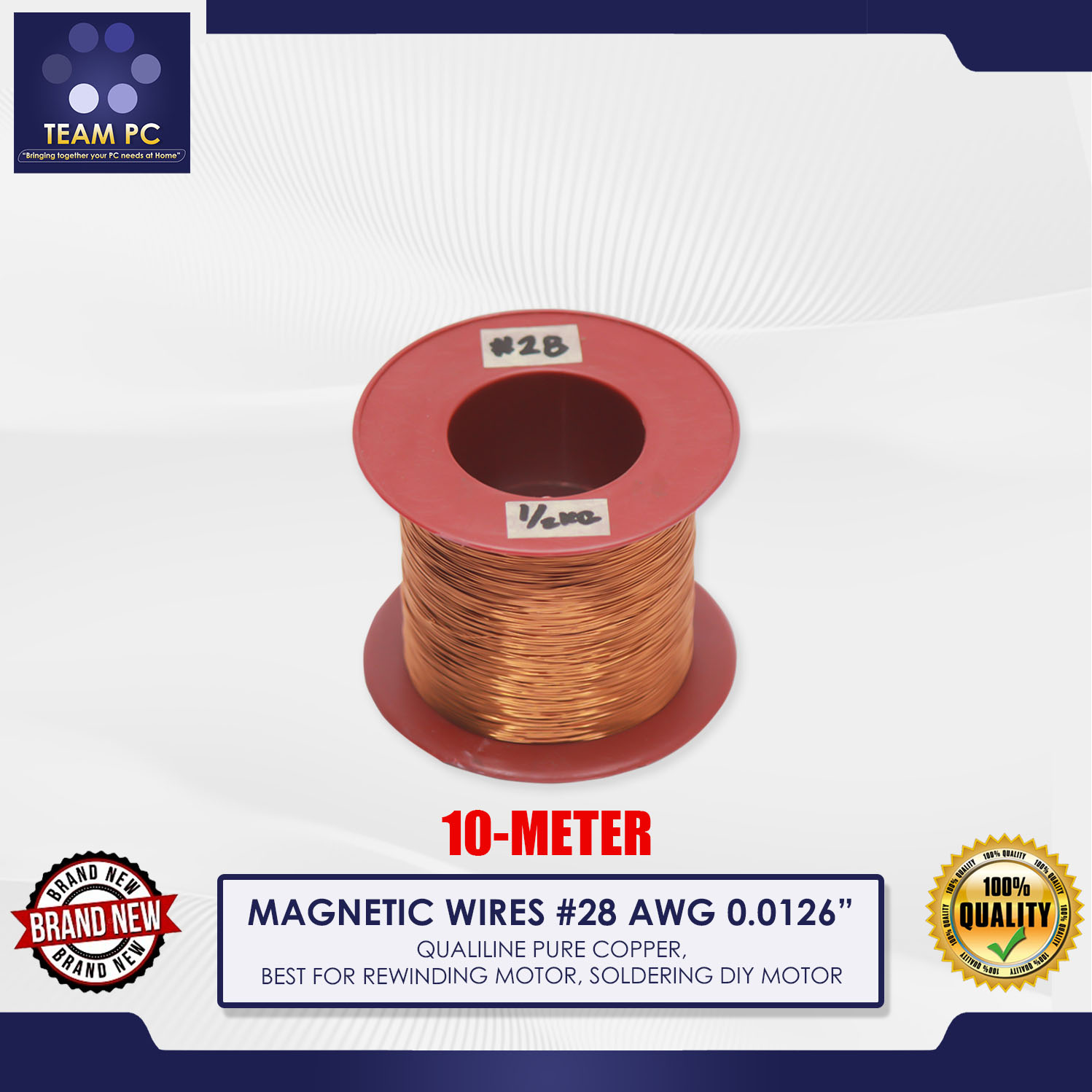 WIRES 28 AWG 0.0126", QUALILINE PURE COPPER, BEST FOR