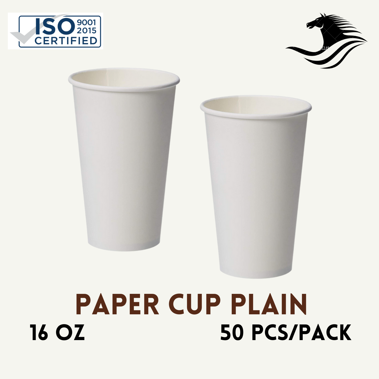 Paper Cup Plain White / Party Cups [50pcs] 6.5oz/8oz/10oz/12oz/16oz ...