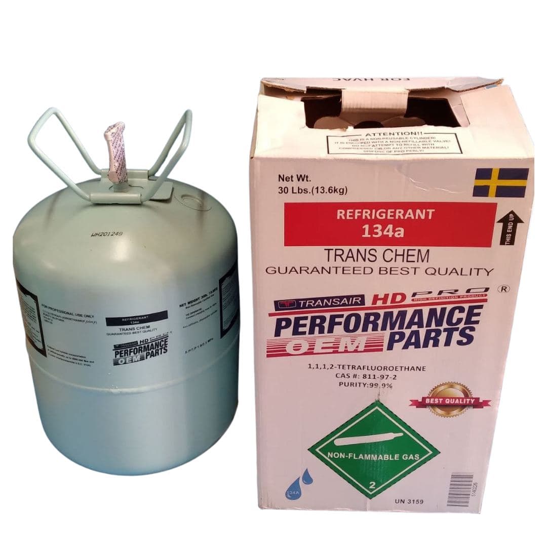 FREON R134a REFRIGERANT 13.6 kg TRANSAIR HD PRO PERFROMANCE car aircon