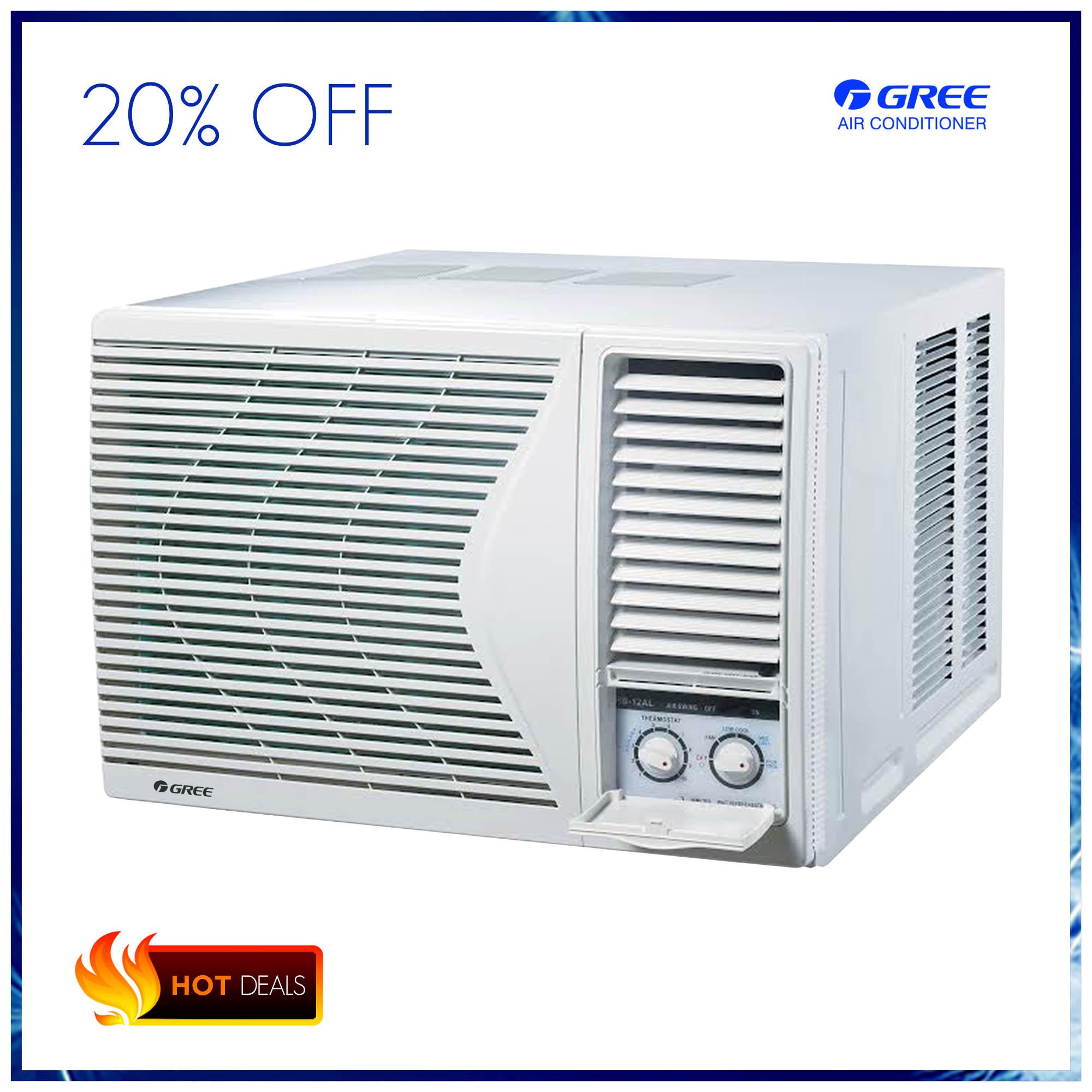 Gree 1.0HP Non-Inverter KX-25P Window Type Aircon Cool Series