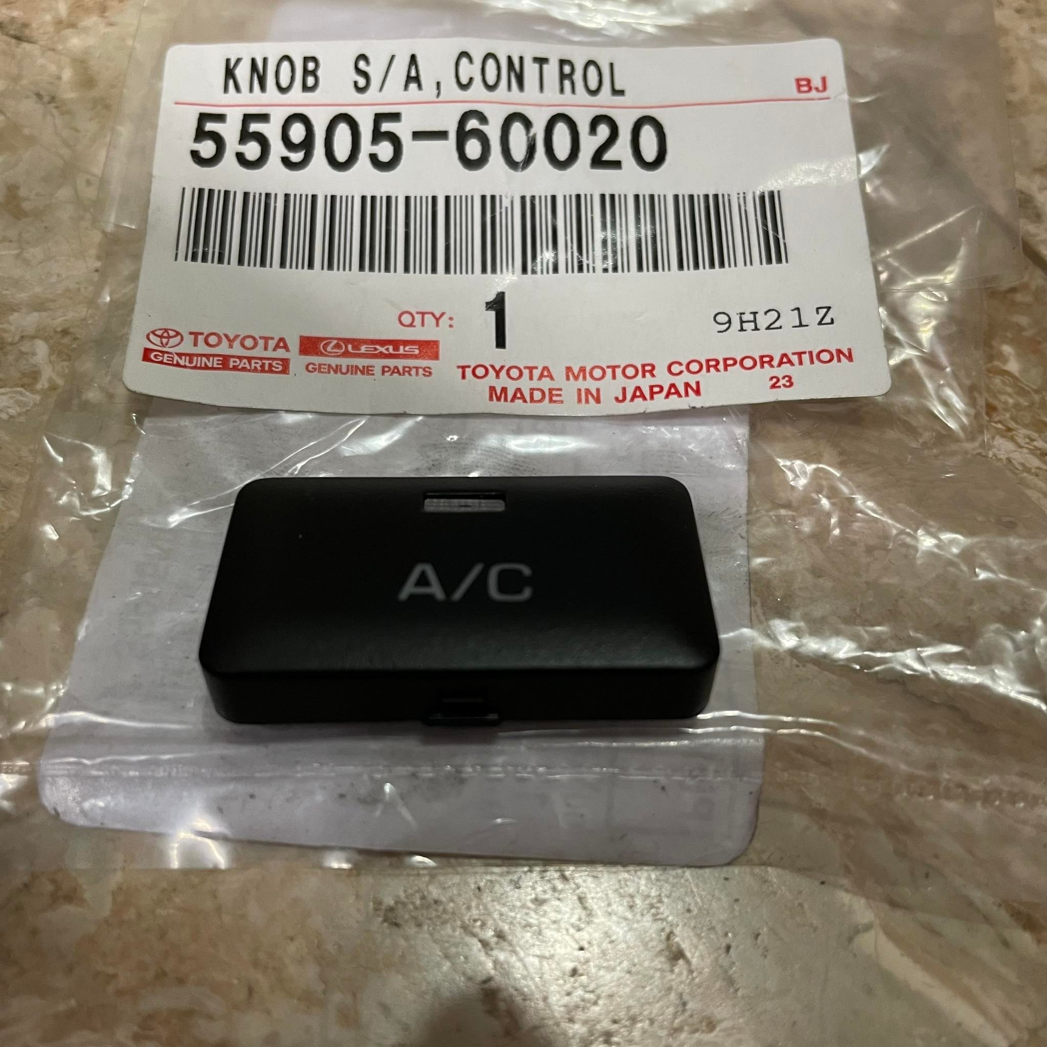 ORIGINAL TOYOTA AC CONTROL PANEL "A/C" SWITCH FOR TOYOTA LAND CRUISER