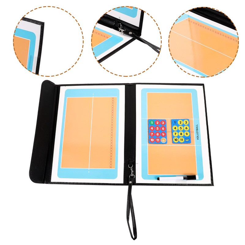 MOVTOTOP Leather Tooling Board Writing Board Tool Whiteboard Coaching Volleyball
