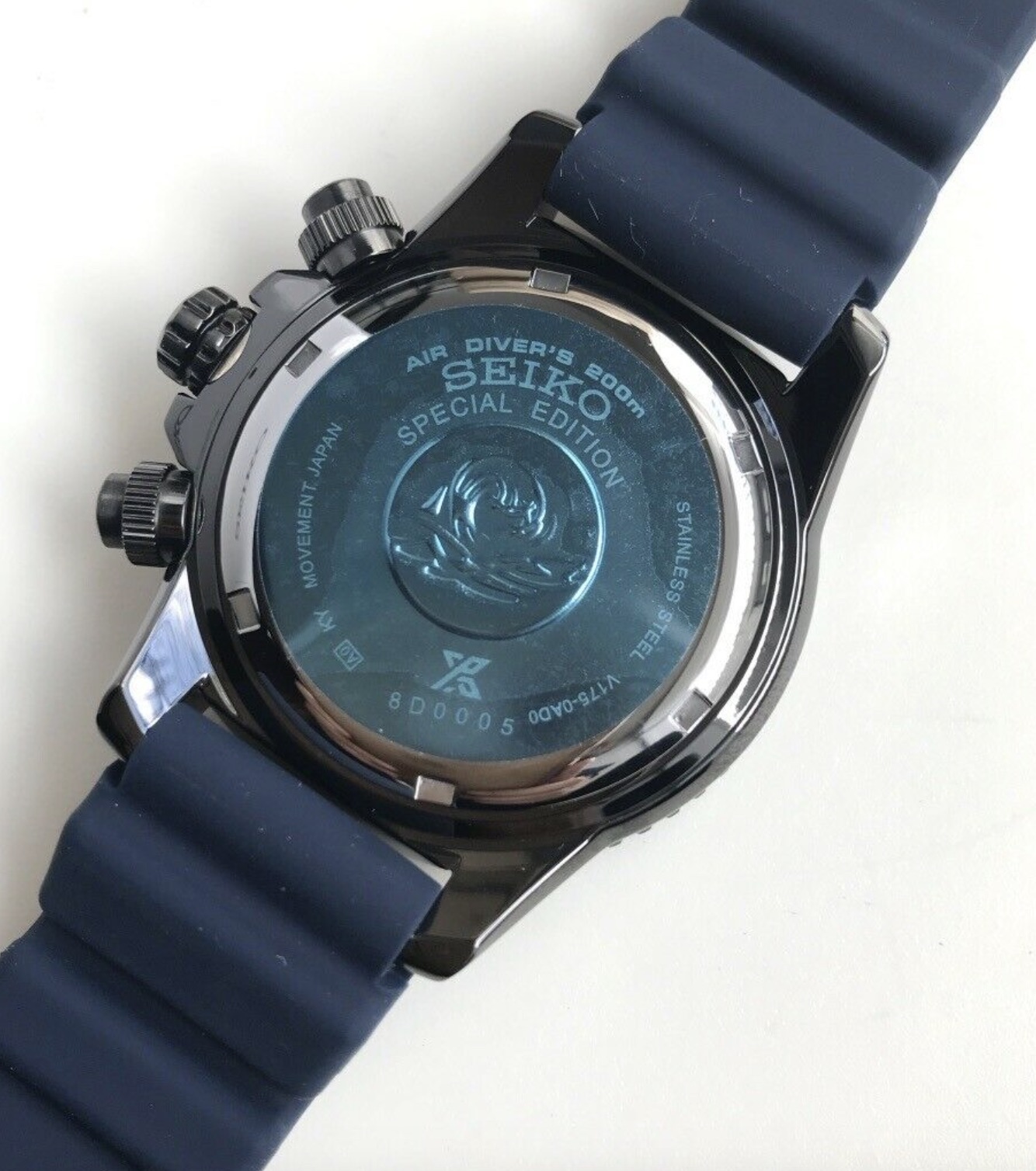 Seiko Prospex SSC701P1 Solar Diver Chronograph Save The Ocean Blue Rubber  Strap Watch | Lazada PH
