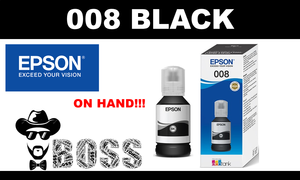 Epson 008 Black Original Ink Bottle C13T06G100 127ml | Lazada PH