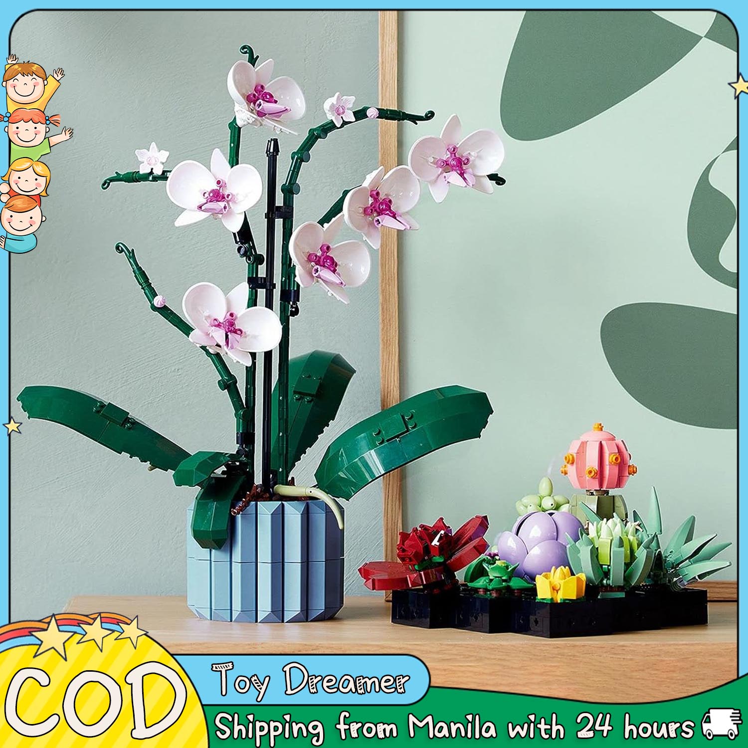 LEGO® Orchid, Artificial Orchid