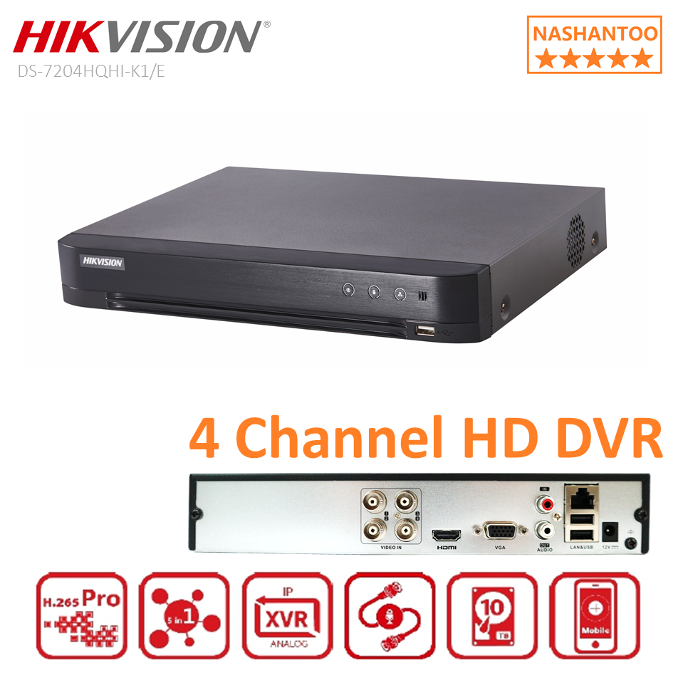 Hikvision Ds 74hqhi K1 E 4 Channel 1080p H 265 Dvr Audio Over Coaxial 1sata 5 Signals Adaptive Input Turbo Hdtvi Cctv Video Audio Recorder Nashantoo Hard Drive Is Not Included In Package Lazada