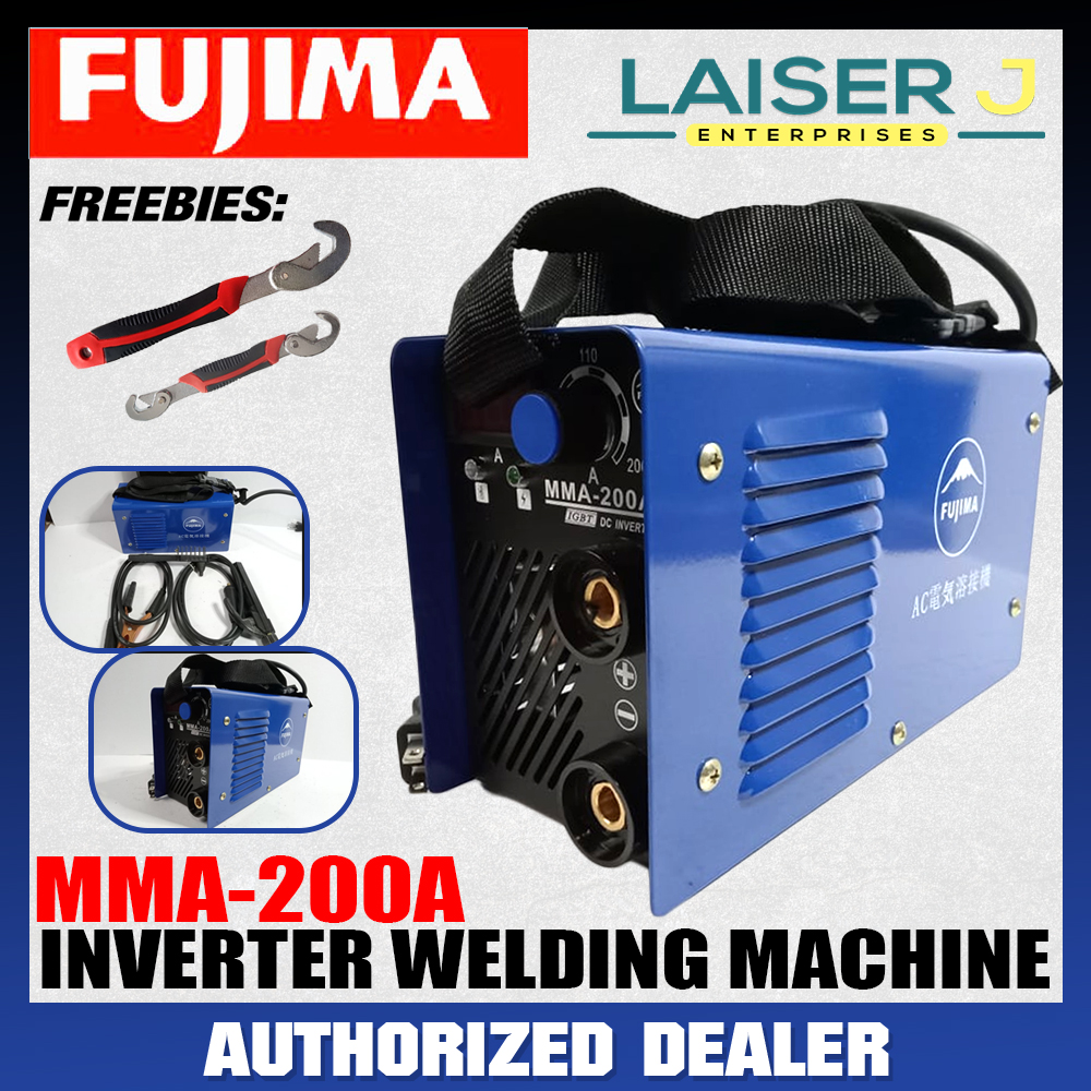 Fujima Inverter Welding Machine MMA200A Complete Accessories with Snap