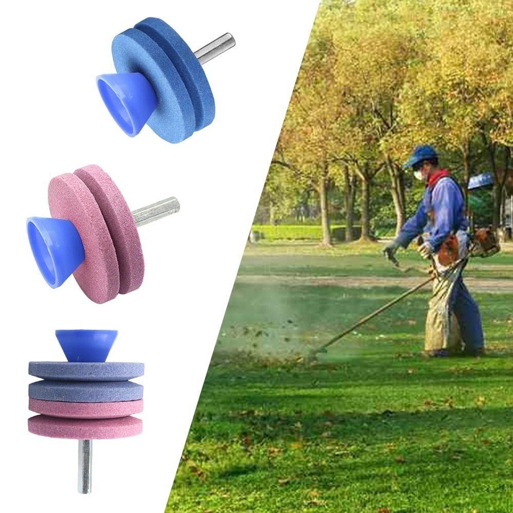 LANZINI Whetstone Sander Drill Sharpening Drill Grinding Stone Grinding Garden Grinding Tool Lawn Mower Sharpener Grinding Cuts Sharpener Sharpener Stone