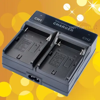 Dual Double Channel Digital Battery Charger for Sony NP-F970 F570 F960 NP-F730H NP-F750 NP-F770 FP/FH/FH+/QM/F Series Battery