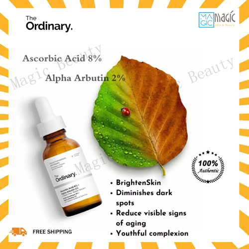 The Ordinary Ascorbic Acid 8 + Alpha Arbutin 2 Double Whitening Serum