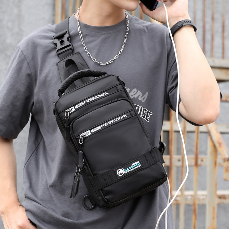 Crossbody Bag For Men's Chest Bag, Korean Version Shoulder Bag, Men's  Leisure Bag