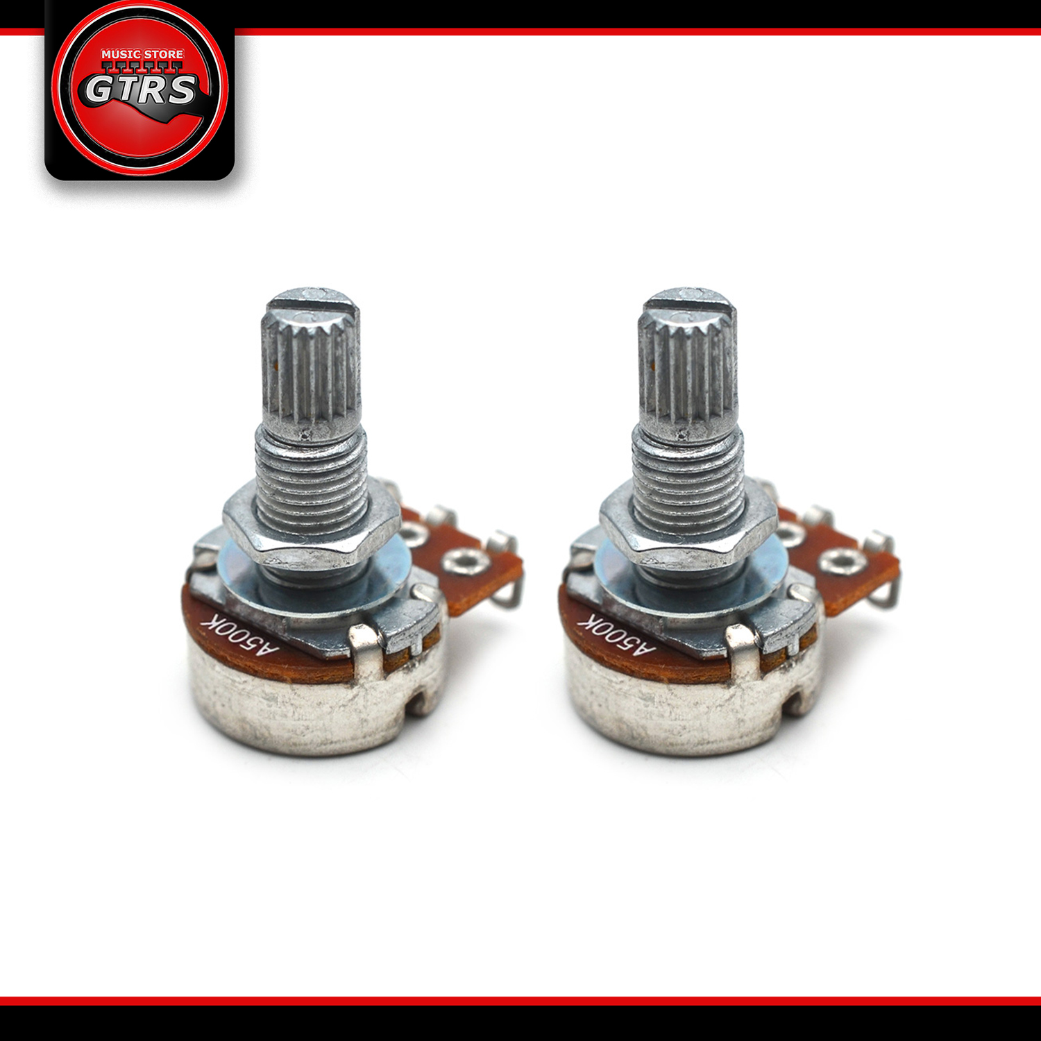 2 Potenziometri Mini Volume/Tono A/B500k – Albero Corto Split Per Chitarra Elettrica O Basso, Kmise - Foto 5
