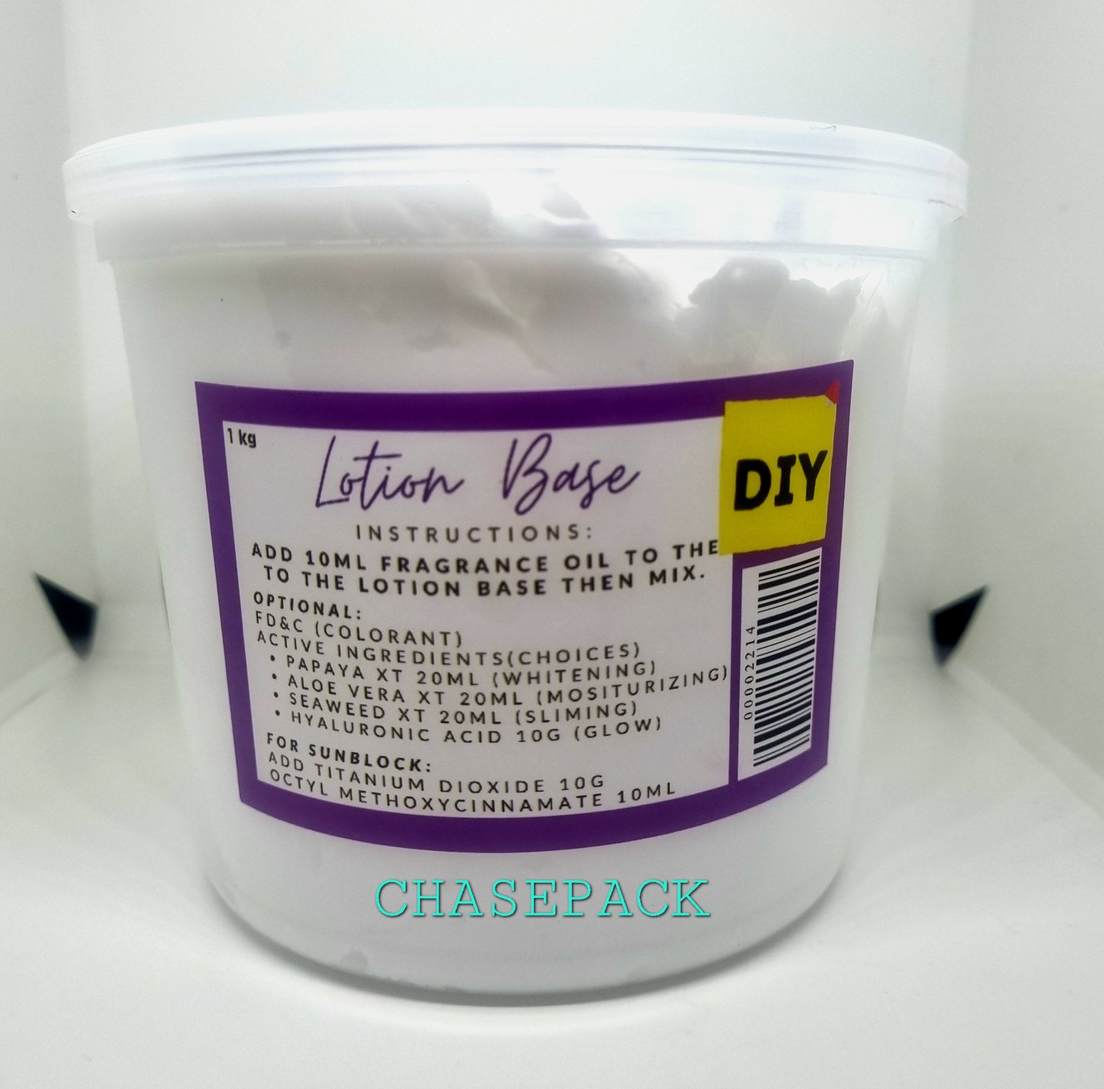 1 Kilo Virgin Coconut Oil Base Body Lotion Creamy Light Texture VCO