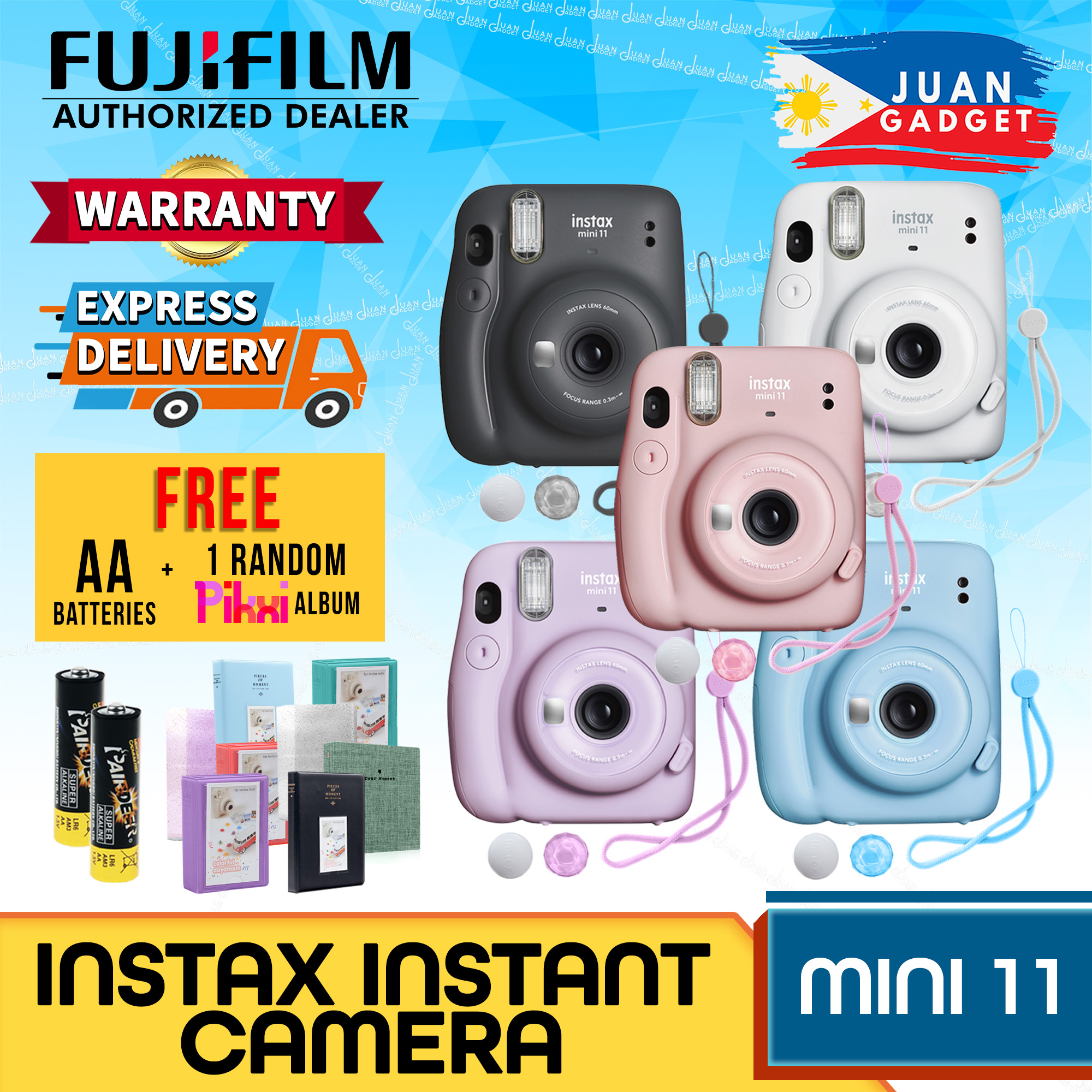 Fujifilm Instax Mini 11 Instant Camera Fuji Official Fujifilm Philippines One Year Warranty Juan Gadget Lazada Ph