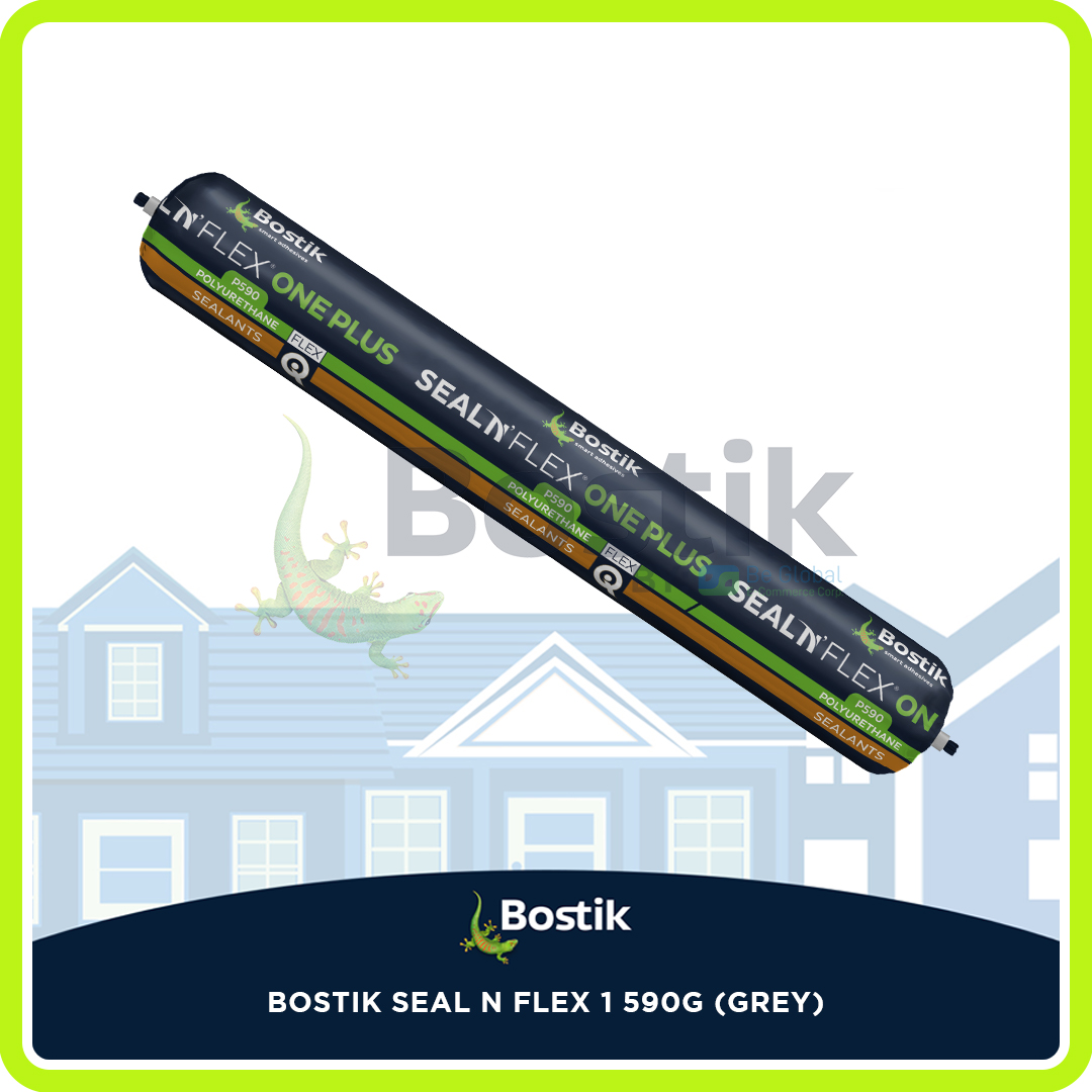 BOSTIK Seal N Flex One Plus P590 One Component Class A Polyurethane Sealant  620g, Tough, Flexible Seal - Used in Brickwork & Blockwork, Plasterboard  face and paper lined recessed edges, Fibre cement