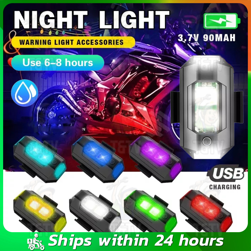 7color Aircraft Strobe Light Aircraft Lights Rechargeable