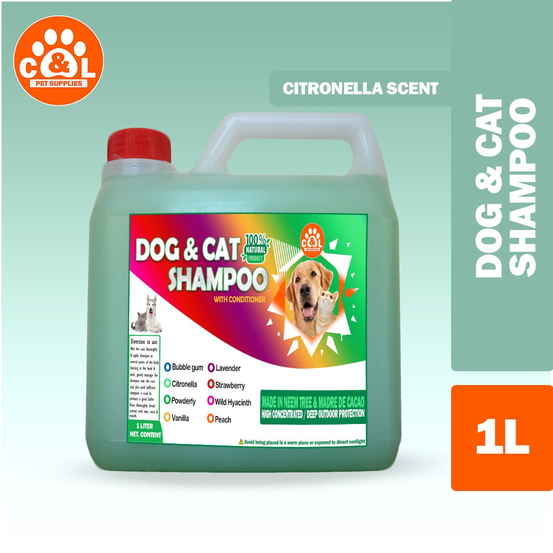 1 Liter Dog&Cat Shampoo MadreDeCacao (Citronella Scent) Lazada PH