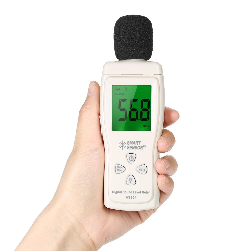 Máy Đo Mức Âm Thanh Kỹ Thuật Số Mini Cảm Biến Thông Minh Máy Đo Tiếng Ồn Màn Hình LCD Dụng Cụ Đo Tiếng Ồn Máy Kiểm Tra Decibel 30-130dBA