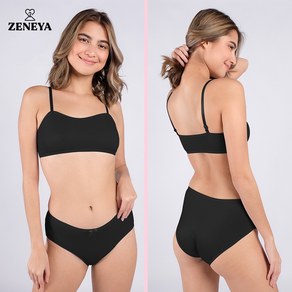 (Set of 2) Zeneya Bra and Panty Set Terno Collection For Women Bralette