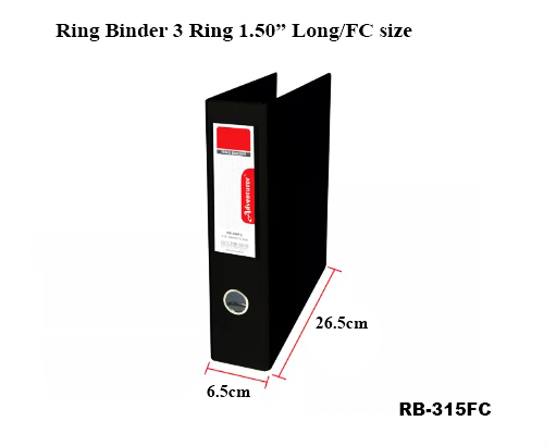 How are binders measured? Use our 3-Ring Binder Size Guide.