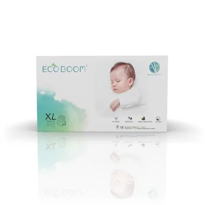 ECO BOOM Biodegradable Bamboo Eco Friendly Disposable Pull Ups Diapers for Babies