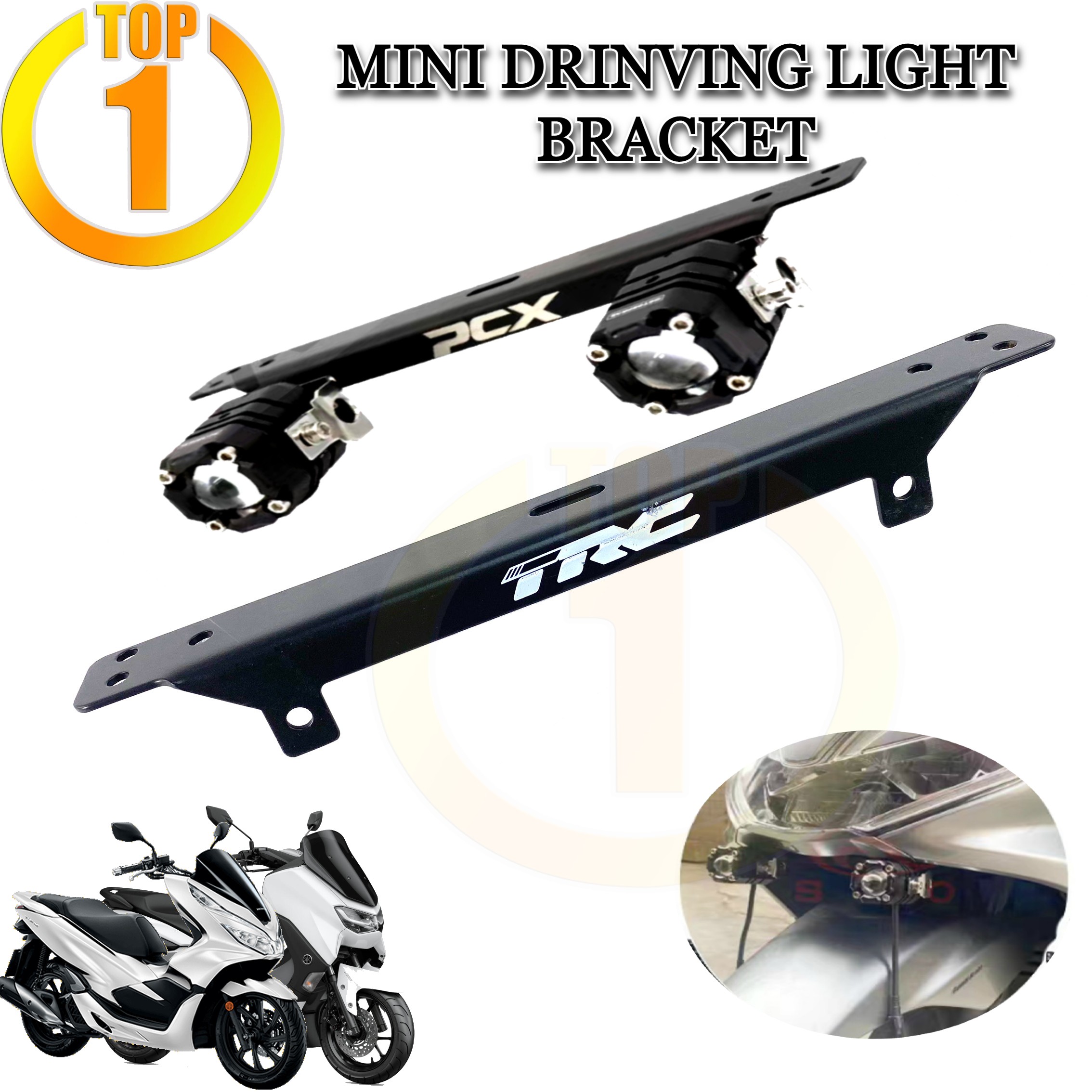TOP1 RACING High Quality Mini Driving Light BRACKET For Honda PCX 150