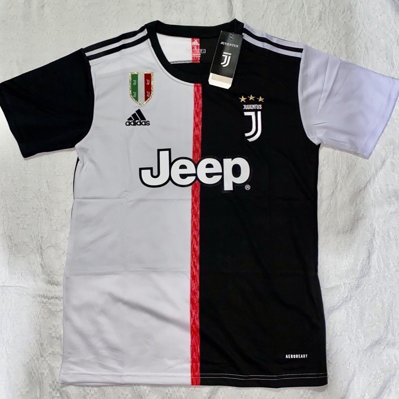 Football Jersey Jeep Juventus Black and White Lazada PH