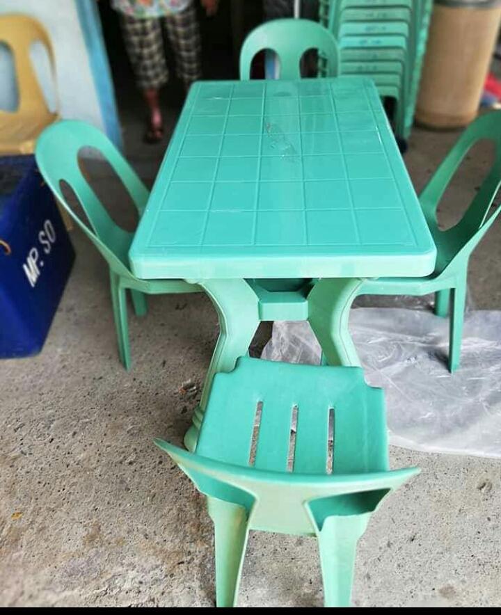 monoblock table and chairs price