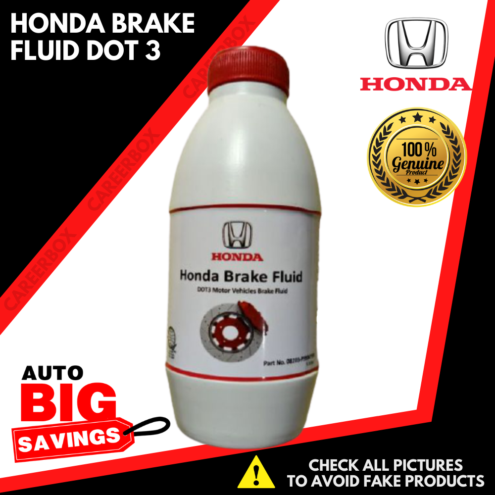 Honda Brake Fluid DOT 3 (Size 0.5 Liters ) 100 percent Genuine Lazada PH