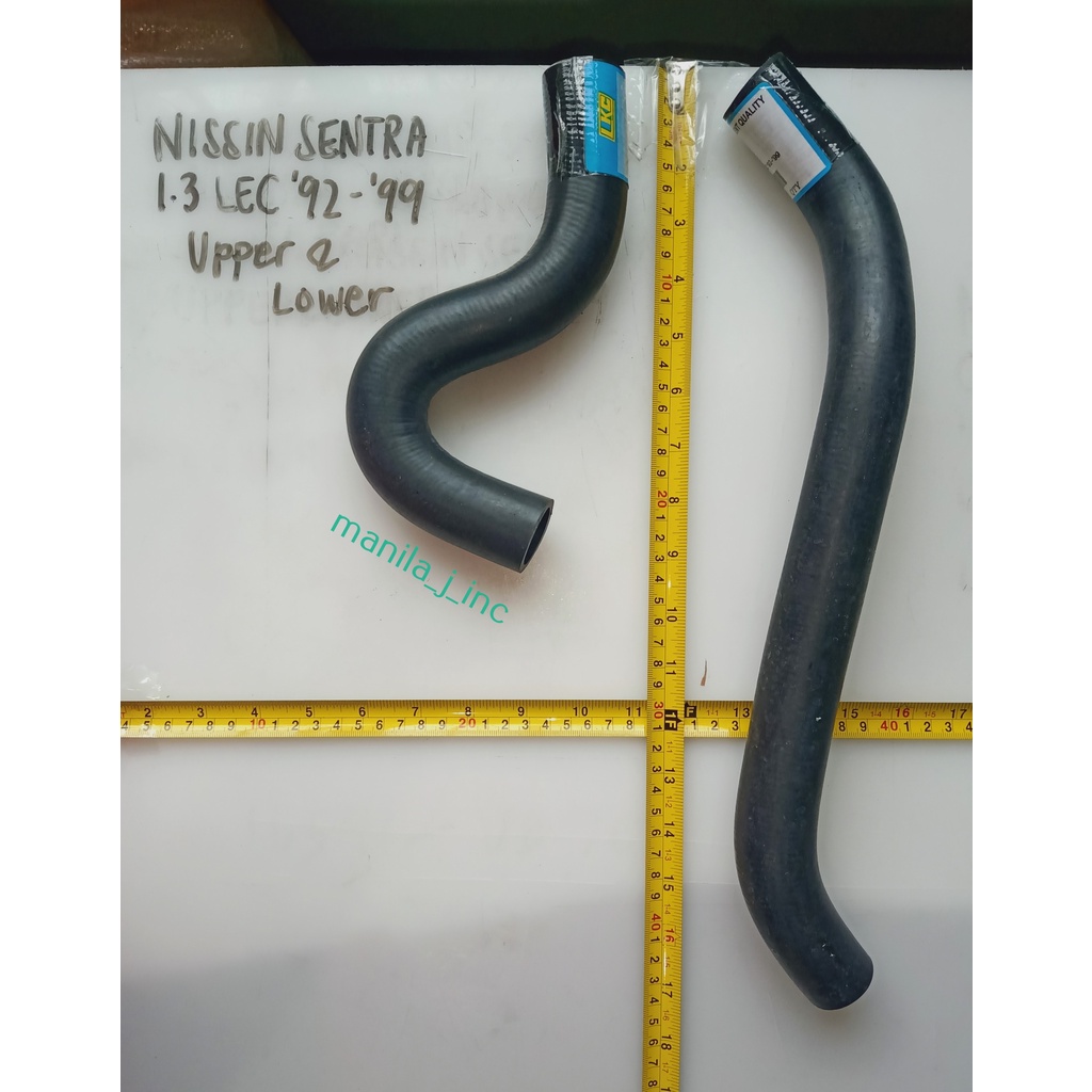 RADIATOR HOSE UPPER AND LOWER NISSAN SENTRA 1.3, LEC NR54188 NR54178
