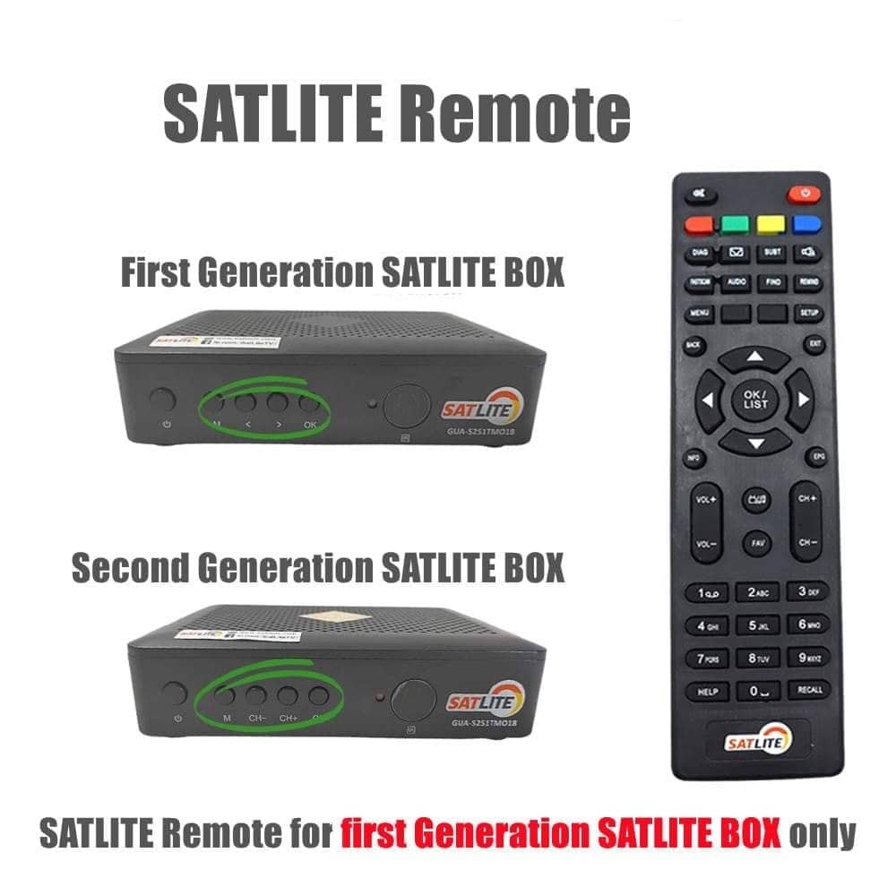 Cignal Remote Control for Cignal Satlite TV box First Generation