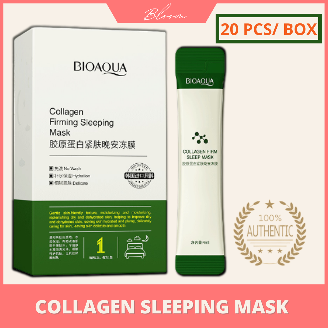 [20PCS/BOX] Bioaqua Collagen Sleeping Mask Original collagen melasma
