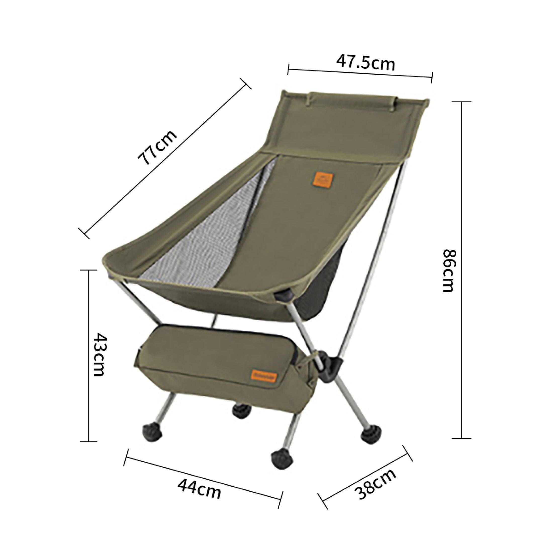 Naturehike Camping Chairs Portable Folding Beach Chair Fishing BBQ