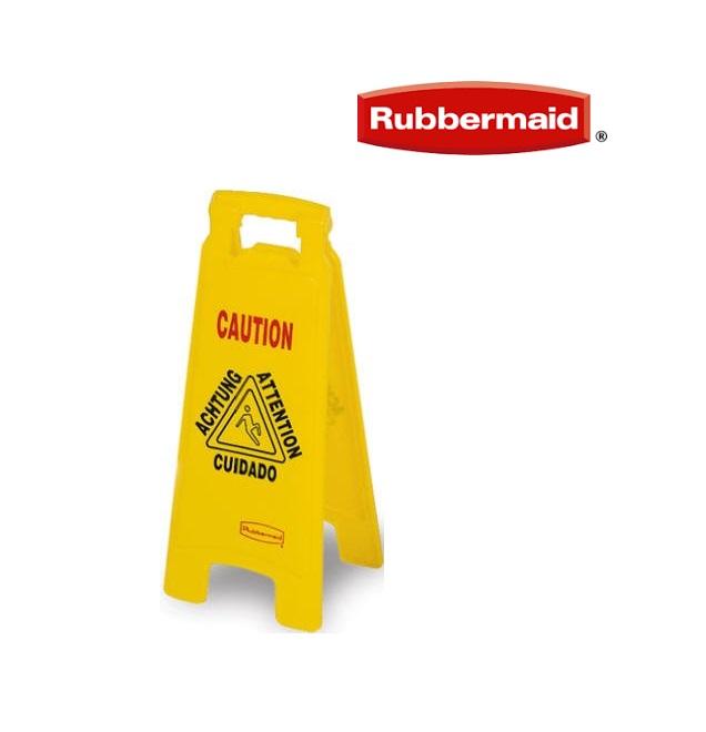 Rubbermaid Wet Floor Multilingual Caution Rubbermaid Floor Sign Bright