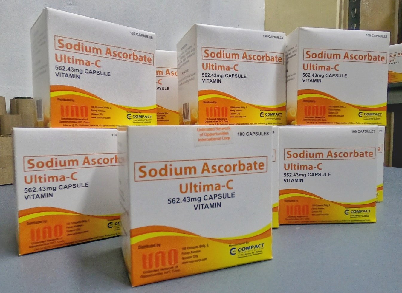 ULTIMA C 20 Capsules, Pampataba na Vitamins, ORIGINAL Multivitamins, 562.43mg, Sodium Ascorbate