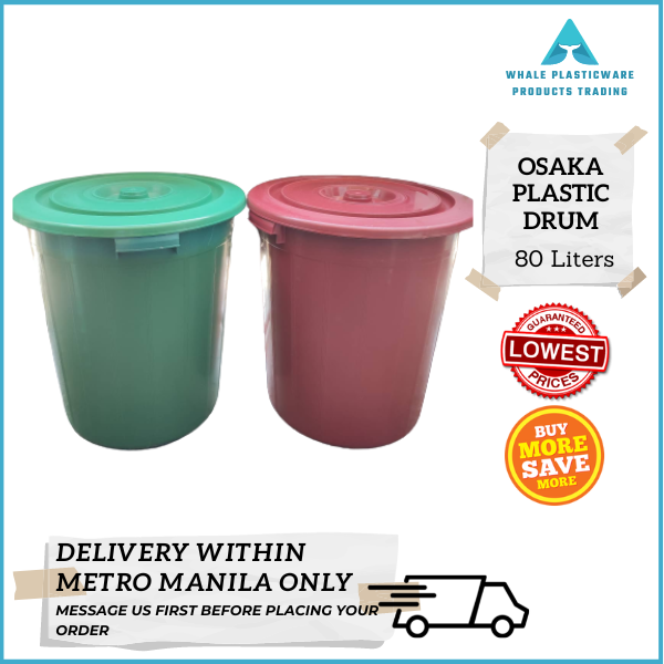 Osaka Plastic Drum 80 Liters Lazada PH