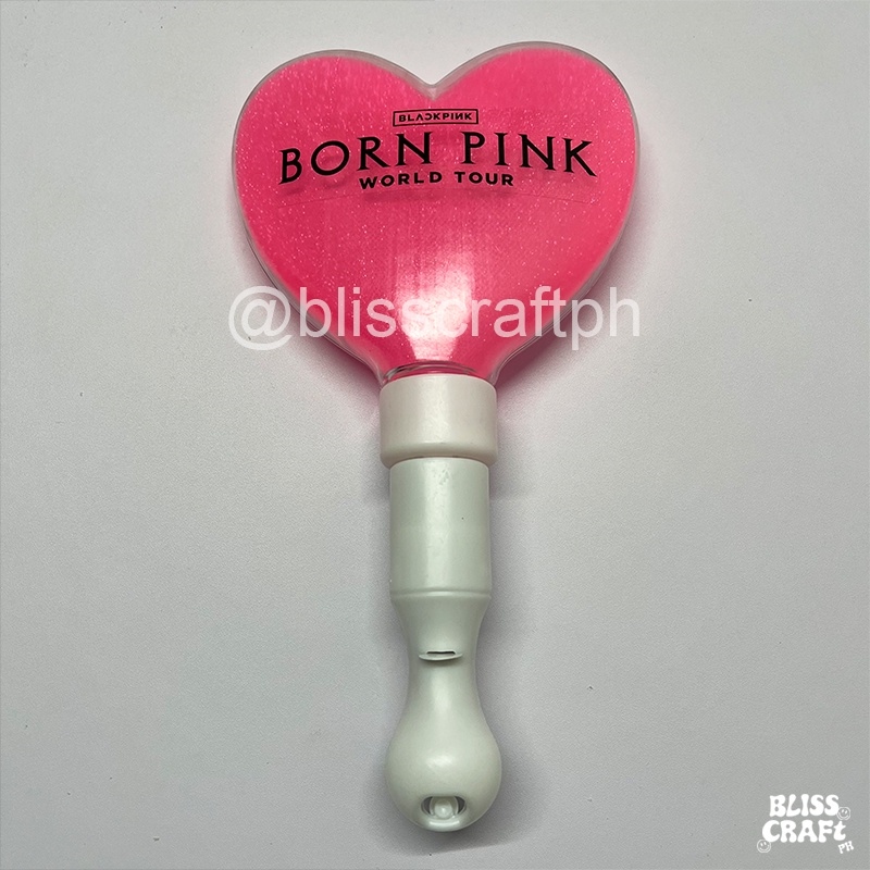 [COD] BLACKPINK BORN PINK Light Stick Penlight Crown Headband Heart Star LED Blinking Cheering