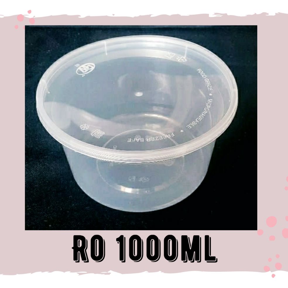 10pcs Ro 1000ml Microwavable Plastic Container Lazada Ph