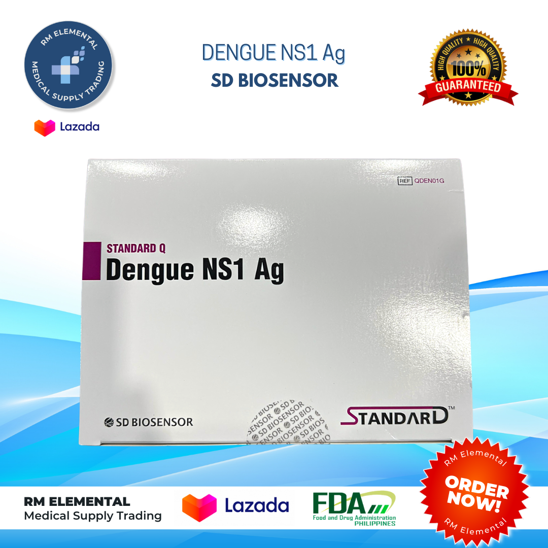Dengue NS1 SD biosensor(SQ) 25 test Lazada PH