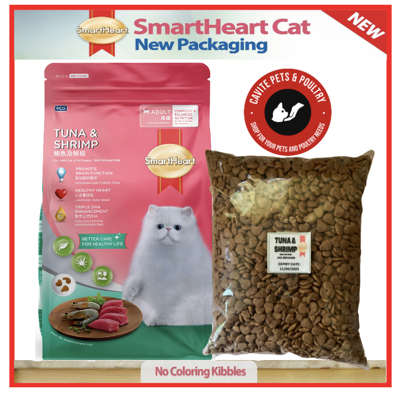 Smartheart Adult Catfood (TUNA & SHRIMP) 1KG REPACKED | Lazada PH