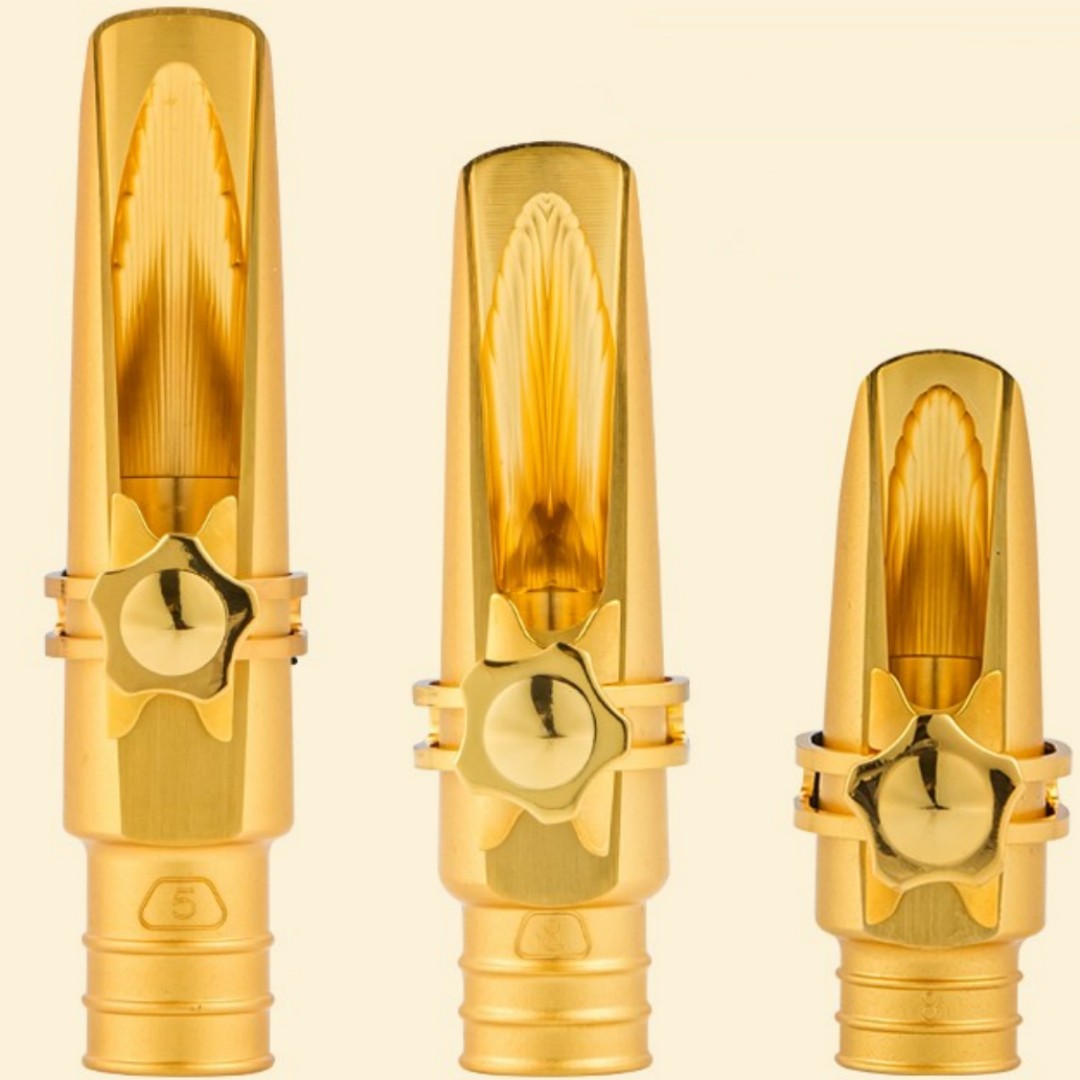 Professional Tenor Soprano Alto Saxophone Metal Mouthpiece Silver